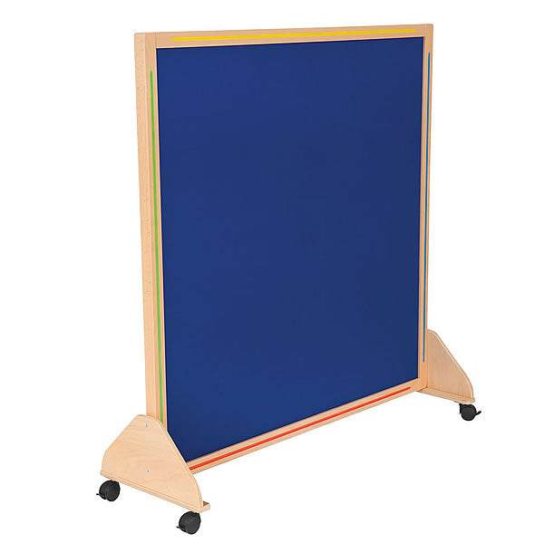 Little Acorns Wooden Frame Junior Partition, 1200mm(w)x900mm(h) Blue Learning SPACE