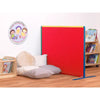 Little Rainbows Freestanding Junior Partition-Dividers,Wellbeing Furniture-1200mm(w)x900mm(h)-Red-2901 - 2901 - LR-Learning SPACE