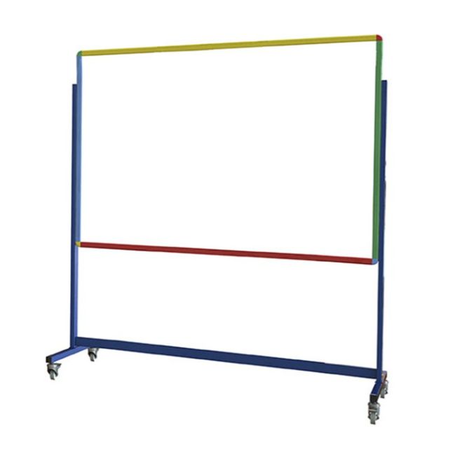 Little Rainbows Junior Mobile Magnetic Writing Board, 600mmx900mm Landscape Learning SPACE