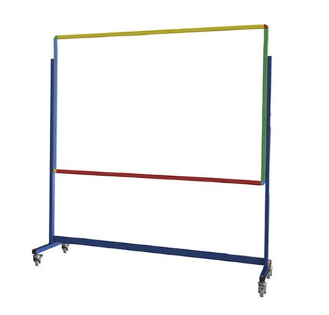 Little Rainbows Junior Mobile Magnetic Writing Board, 600mmx900mm Landscape Learning SPACE