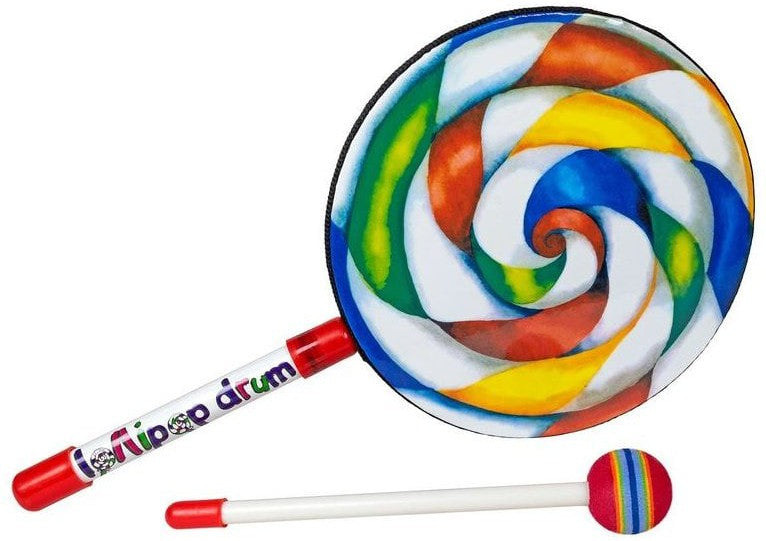Lollipop Drum - 8 Inch - Children's Musical Instrument, Learning SPACE
