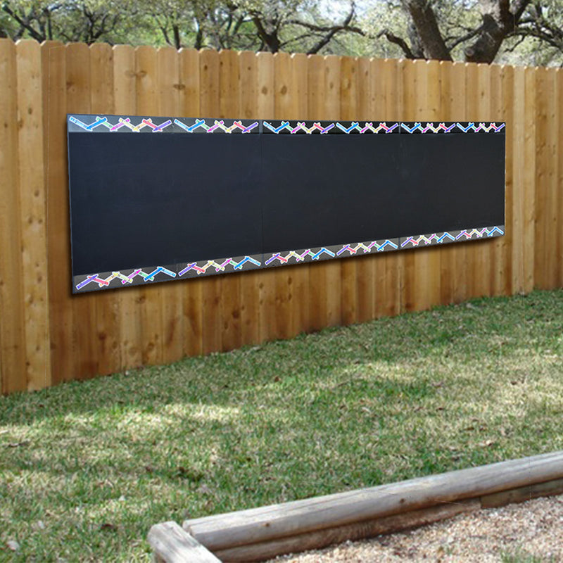 Long Indoor/Outdoor Mural Chalkboard, Learning SPACE