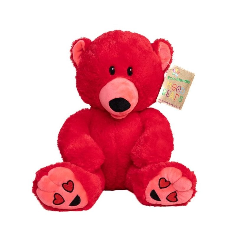 Love Bear - Mood Bear-Stuffed Toys-Additional Need,Calming and Relaxation,Comfort Toys,Eco Friendly,Emotions & Self Esteem,Games & Toys,Helps With,Mood Bear,PSHE,Social Emotional Learning-Learning SPACE