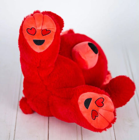 Love Bear - Mood Bear-Stuffed Toys-Additional Need,Calming and Relaxation,Comfort Toys,Eco Friendly,Emotions & Self Esteem,Games & Toys,Helps With,Mood Bear,PSHE,Social Emotional Learning-Learning SPACE