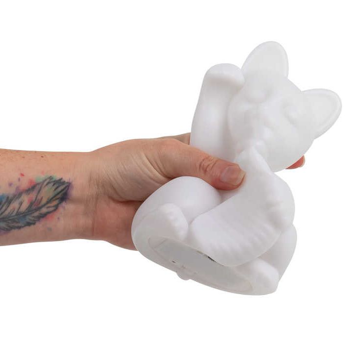 Lumez Squishy Colour Changing Lucky Cat Light, Learning SPACE