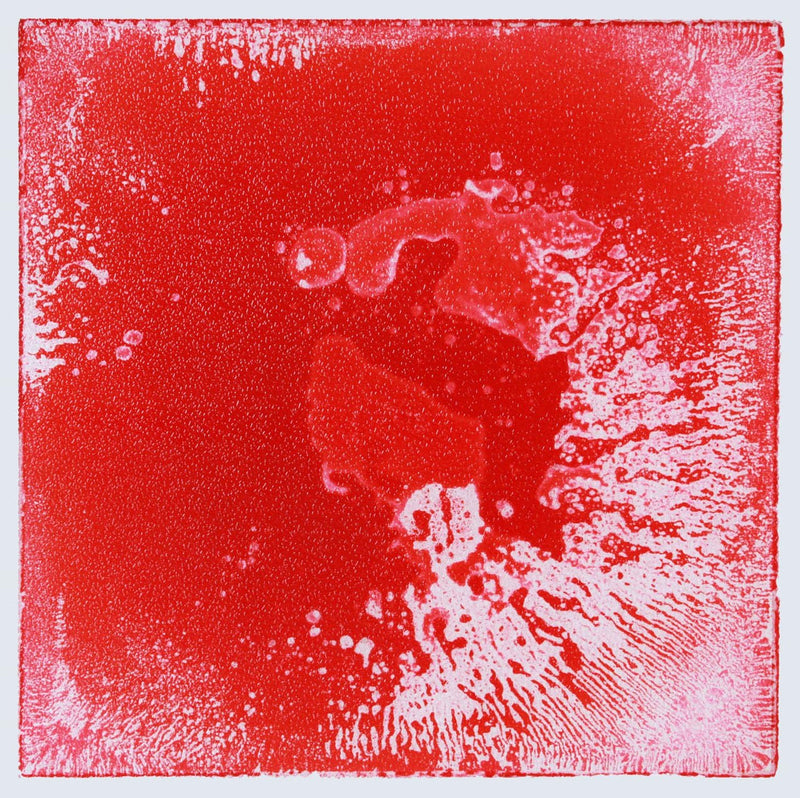 Large Liquid Filled Sensory Floor Tile - Single, Red Learning SPACE
