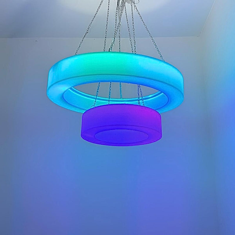Lumina Colour Changing Duo Ceiling Ring, Learning SPACE