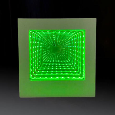 Lumina Colour Changing Square Tunnel Infinity Lamp-Blind & Visually Impaired,Infinity mirror,Lumina,Playlearn,Sensory Mirrors,Visual Fun,Visual Sensory Toys-Learning SPACE