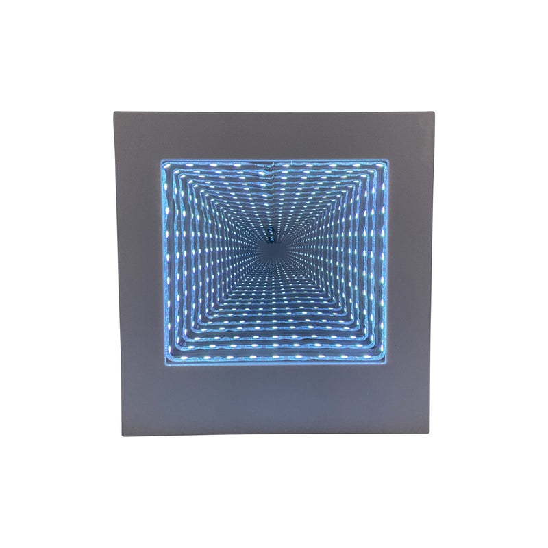 Lumina Colour Changing Square Tunnel Infinity Lamp, Learning SPACE