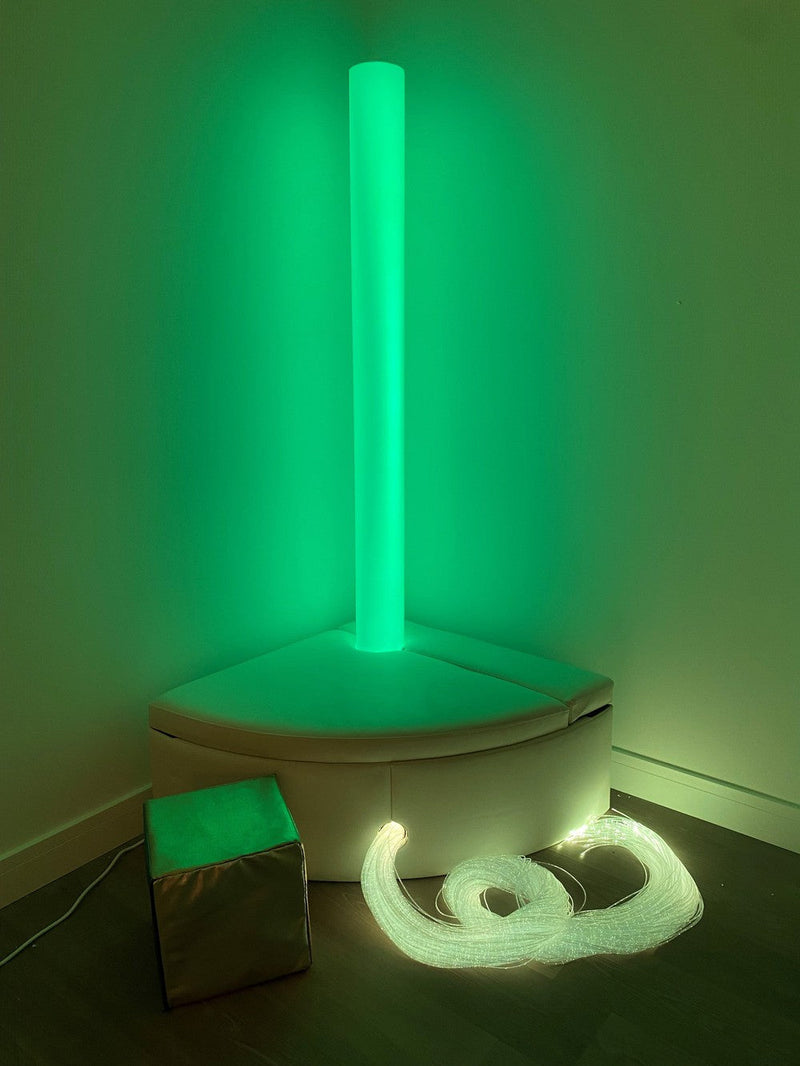 Lumina Corner Padded Plinth (For 15cm Diameter Bubble tubes), Learning SPACE