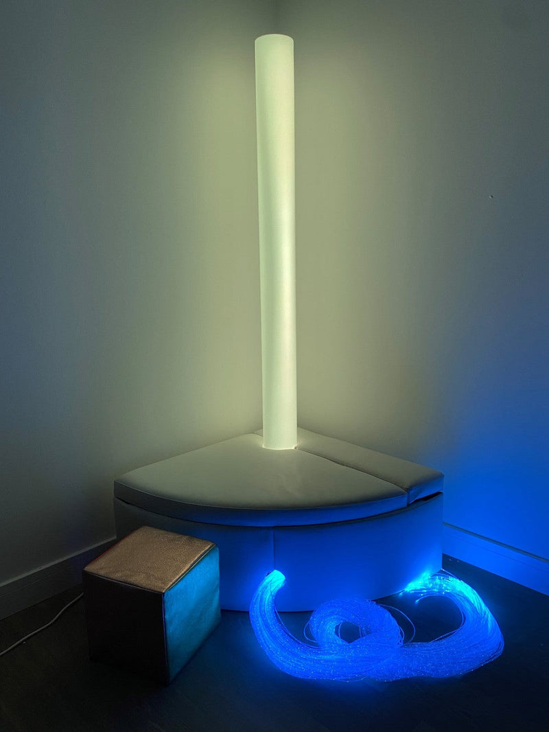 Lumina Corner Padded Plinth (For 15cm Diameter Bubble tubes), Learning SPACE