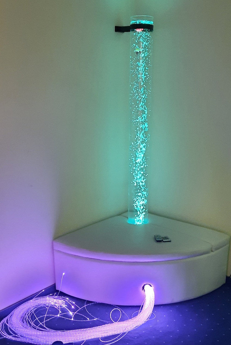 Lumina Corner Padded Plinth (For 15cm Diameter Bubble tubes), Learning SPACE