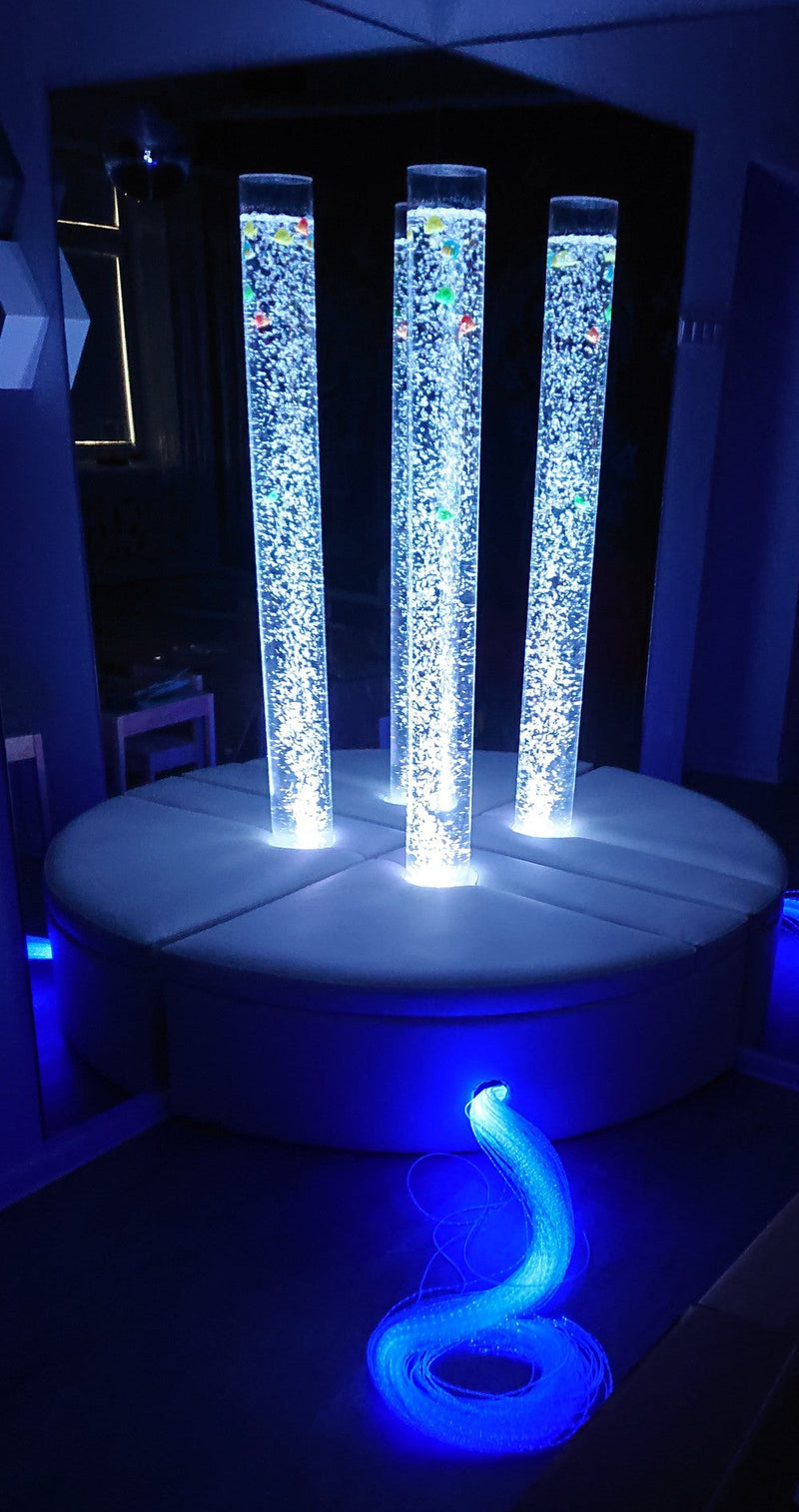 Lumina Corner Padded Plinth (For 15cm Diameter Bubble tubes), Learning SPACE