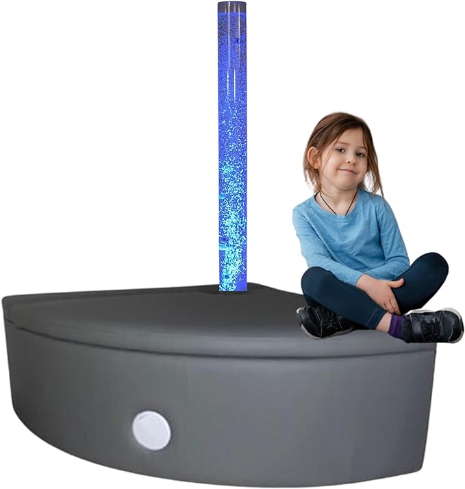 Lumina Corner Padded Plinth (For 15cm Diameter Bubble tubes), Learning SPACE