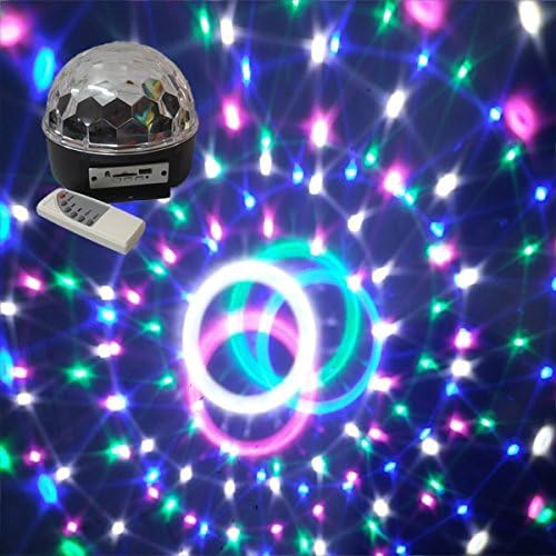 Lumina Disco Dome Ball Speakers with Bluetooth and USB Connection, Learning SPACE