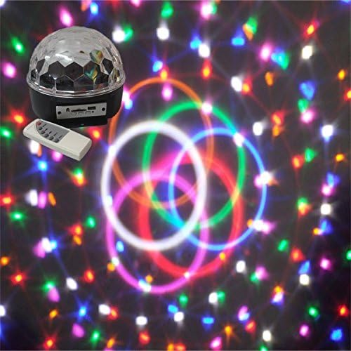Lumina Disco Dome Ball Speakers with Bluetooth and USB Connection, Learning SPACE