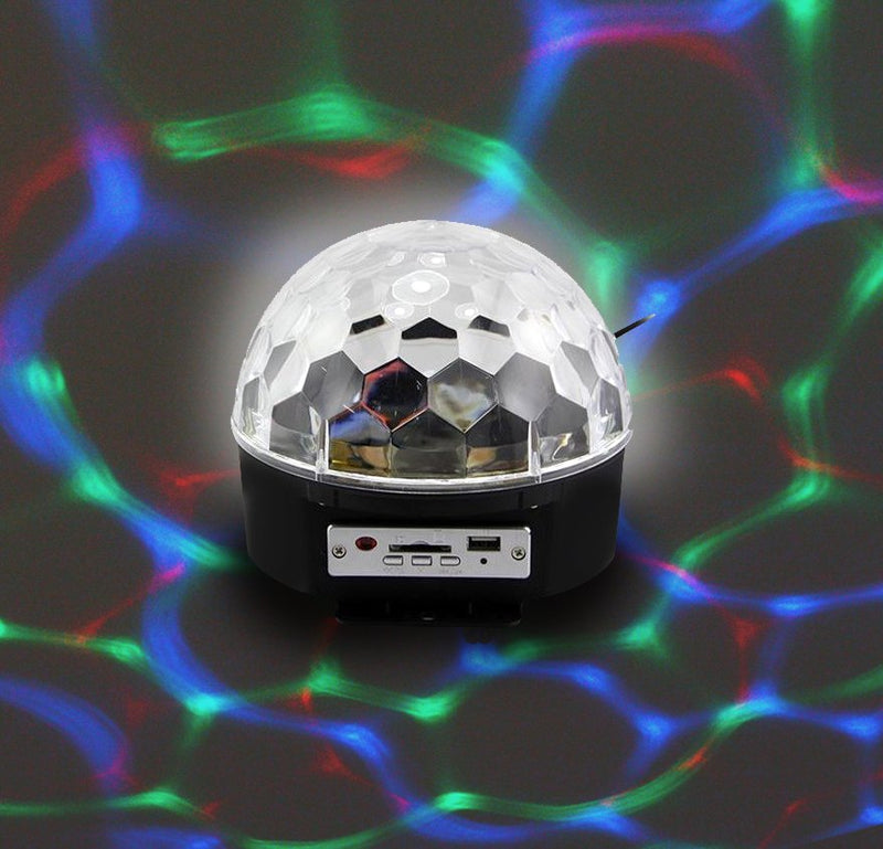 Lumina Disco Dome Ball Speakers with Bluetooth and USB Connection, Learning SPACE