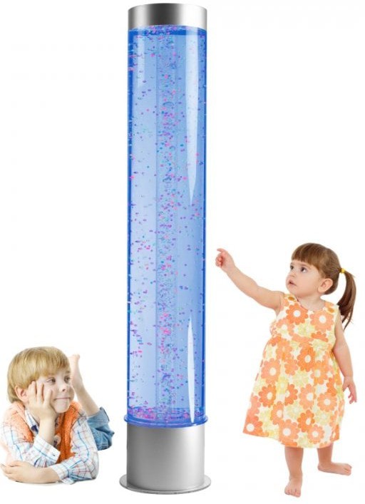 Lumina Extra Wide 1.5m Bubble Tube - With Floating Balls and Remote, Learning SPACE