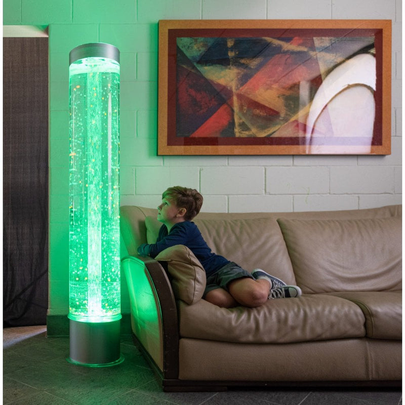 Lumina Extra Wide 1.5m Bubble Tube - With Floating Balls and Remote, Learning SPACE