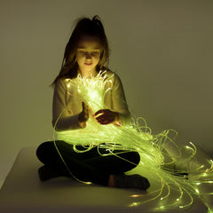 Lumina Fibre Optic Tails 2m (With Lightsource)-Fibre Optic Lighting,Playlearn,Sensory Room Lighting,string light-Learning SPACE