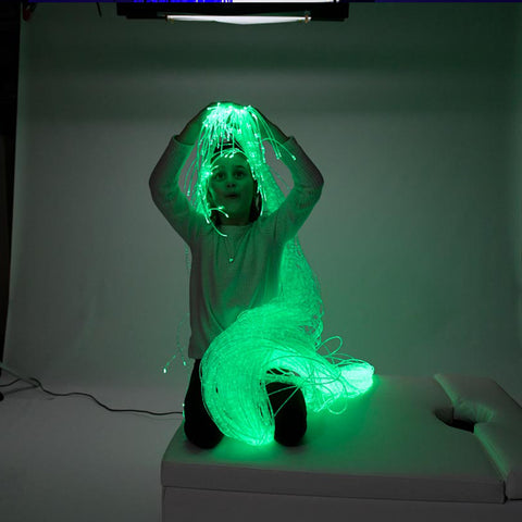 Lumina Fibre Optic Tails 2m (With Lightsource)-Fibre Optic Lighting,Playlearn,Sensory Room Lighting,string light-Learning SPACE