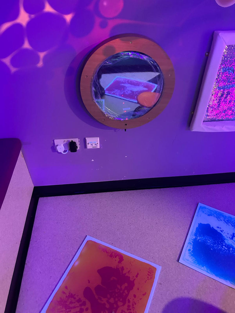 Lumina Infinity Mirror Tile with Remote, Learning SPACE
