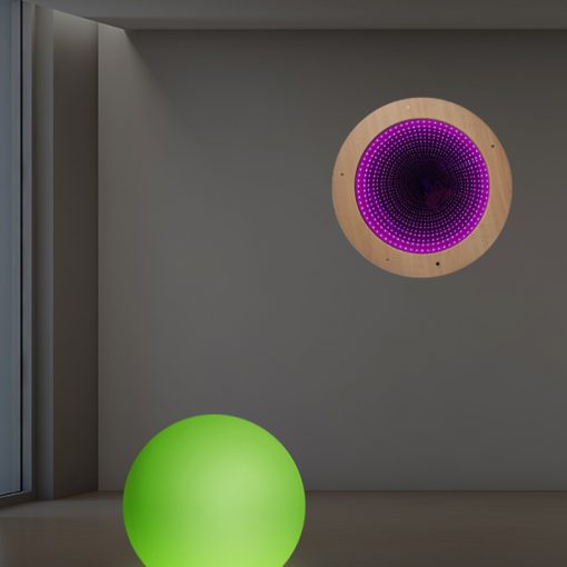 Lumina Infinity Mirror Tile with Remote, Learning SPACE
