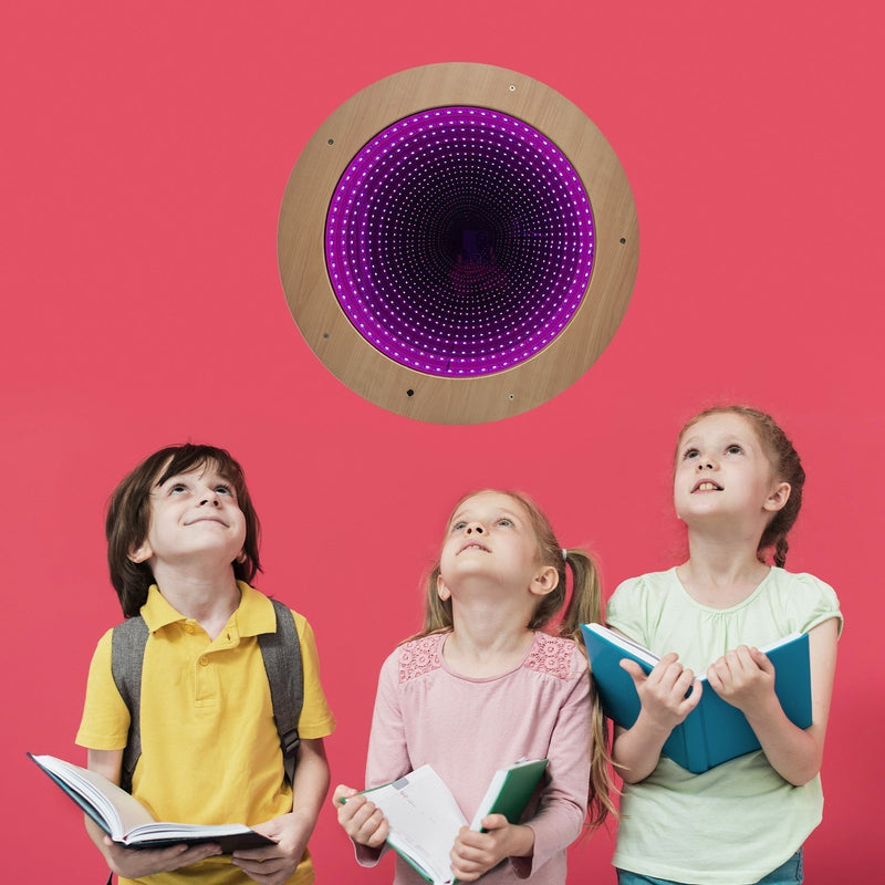Lumina Infinity Mirror Tile with Remote, Learning SPACE