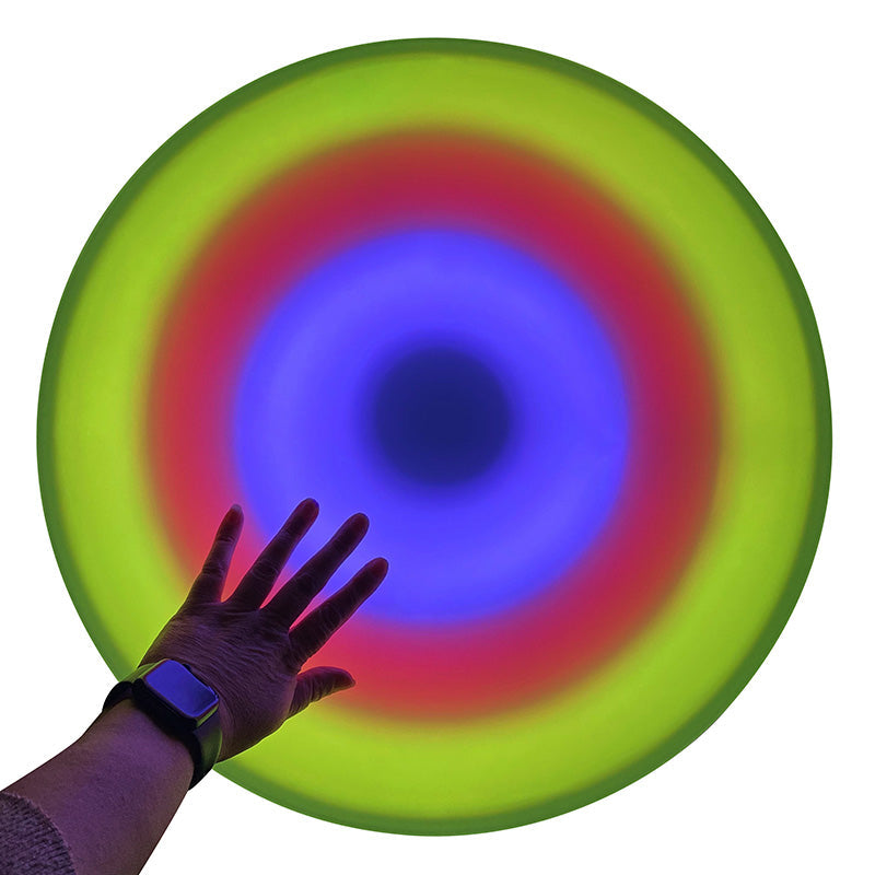 Lumina Interactive Round Wall & Floor Tile with Adapter 50cm, Learning SPACE