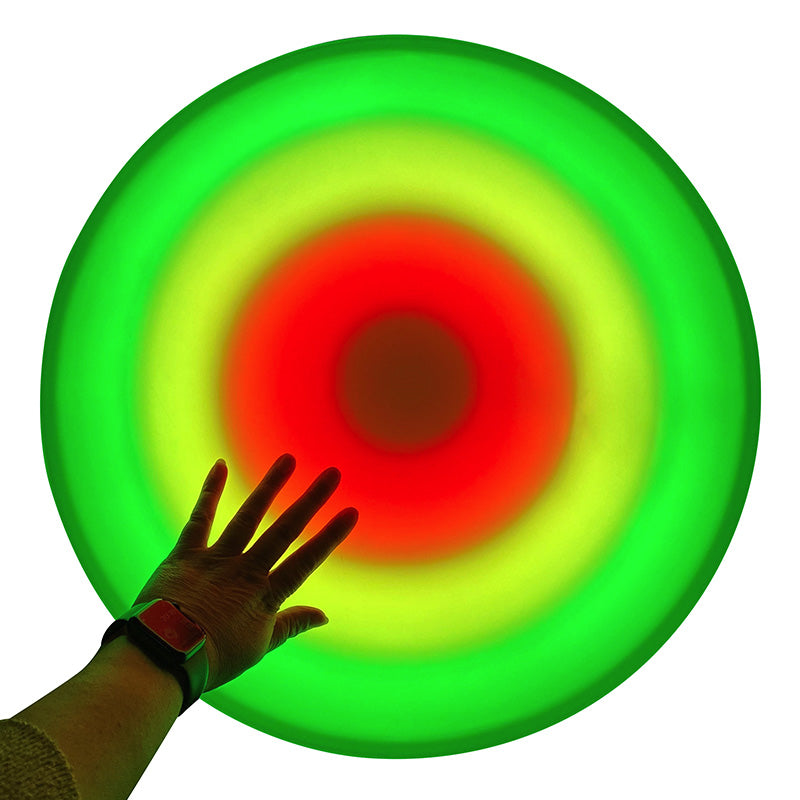 Lumina Interactive Round Wall & Floor Tile with Adapter 50cm, Learning SPACE