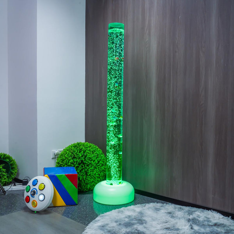 Lumina Multi-Connect 180cm Bubble Tube with Light Up Base, Sensory toy Learning SPACE
