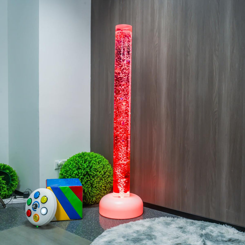 Lumina Multi-Connect 180cm Bubble Tube with Light Up Base, Sensory toy Learning SPACE