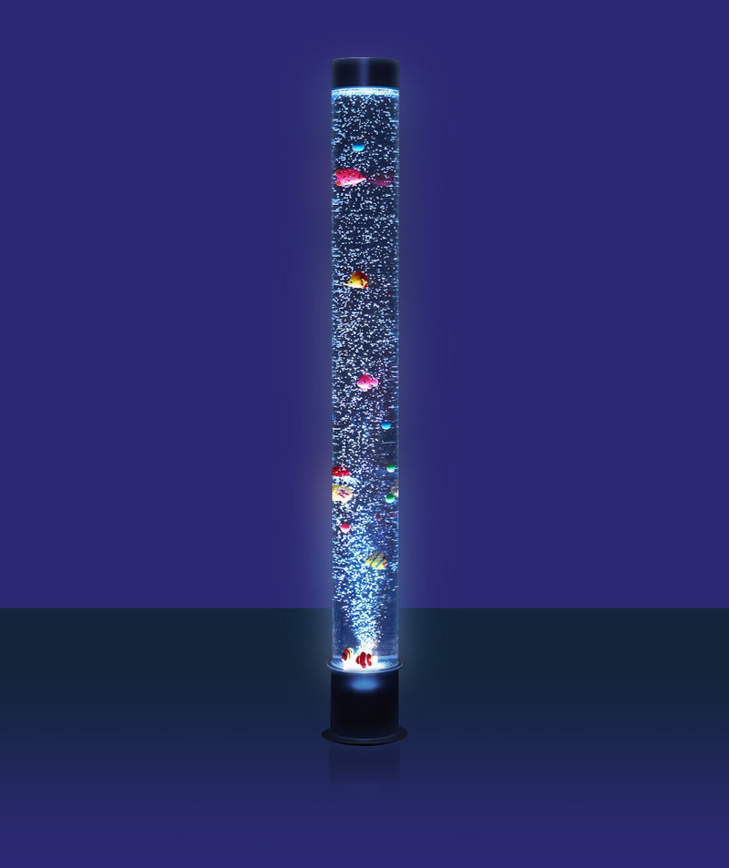 Lumina Multi-Connect 1.2m Slim Bubble Tube with Fish and Remote, Learning SPACE