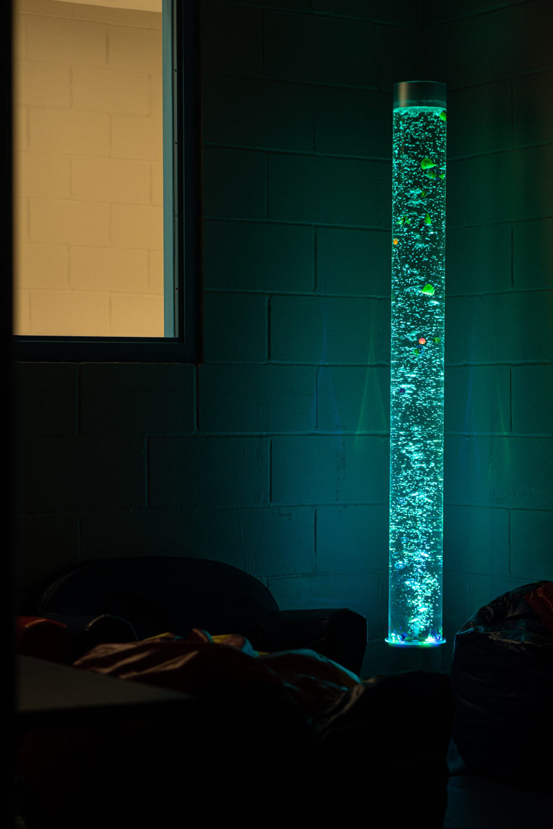 Lumina Multi-Connect 1.2m Slim Bubble Tube with Fish and Remote, Learning SPACE