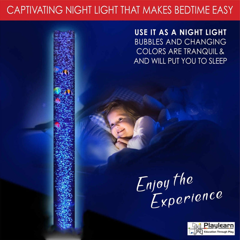 Lumina Multi-Connect Large Bubble Tube ALL IN ONE (Plastic Base), Indoor Lighting Learning SPACE