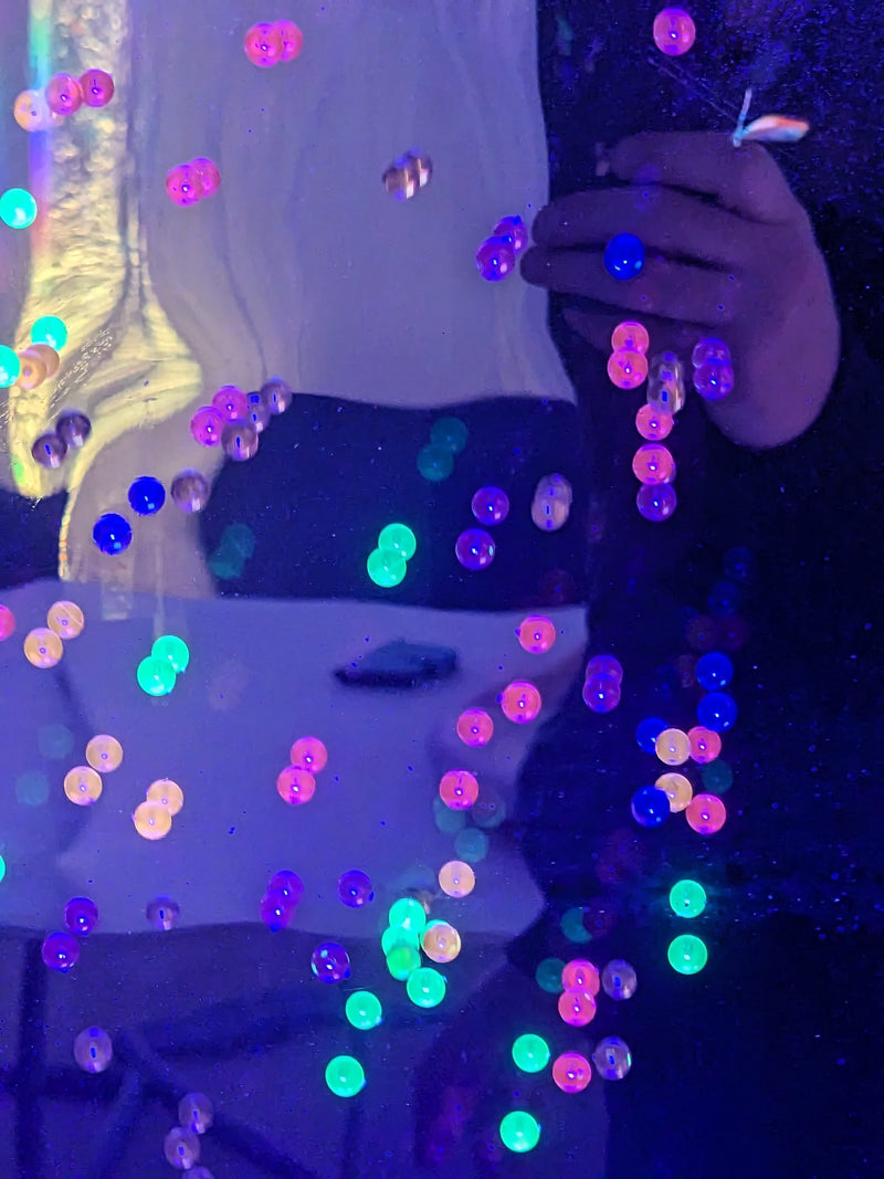 Lumina Multi-Connect Wall Hanging Glow Bead Cascade, Learning SPACE