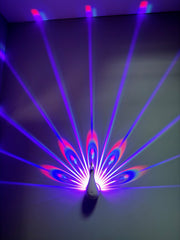 Lumina Peacock LED Projector Wall Light, Learning SPACE