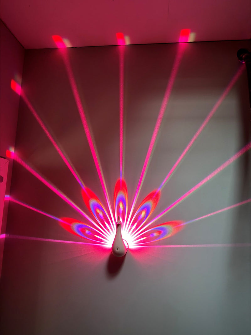 Lumina Peacock LED Projector Wall Light, Learning SPACE