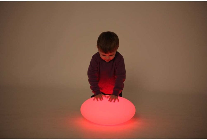 Lumina Sensory Mood Pebble Colour changing light, Learning SPACE