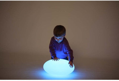 Lumina Sensory Mood Pebble Colour changing light, Learning SPACE