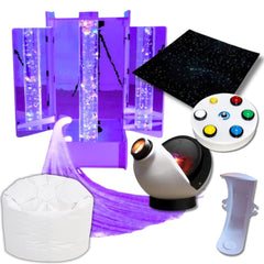 Lumina Small Sensory Portable Room + Room Extras Set-Home Sensory Bundles,Lumina,Multi-Connect,Portable Sensory Rooms,Ready Made Sensory Rooms,Sensory,Sensory Processing Disorder,Sensory Room Furniture,Sensory Room Lighting,spim value pack-Learning SPACE