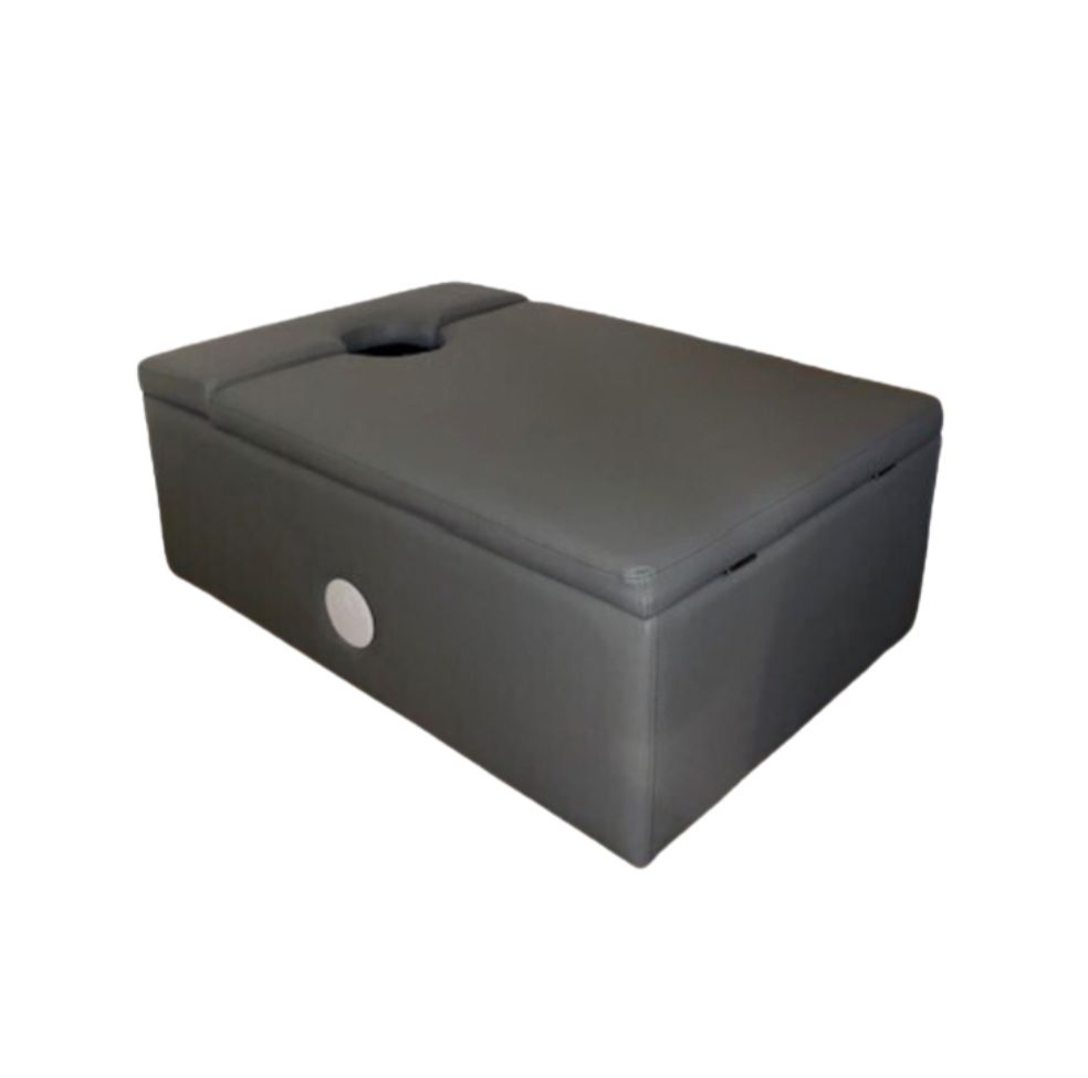 Lumina Square Padded Plinth (For 15cm Diameter Bubble Tubes)-Bubble Tube Accessories,Home Bubble Tubes & Walls,Lumina,Playlearn,Plinths,Soft Play Sets,Stock-Black-BTSS-G-Learning SPACE