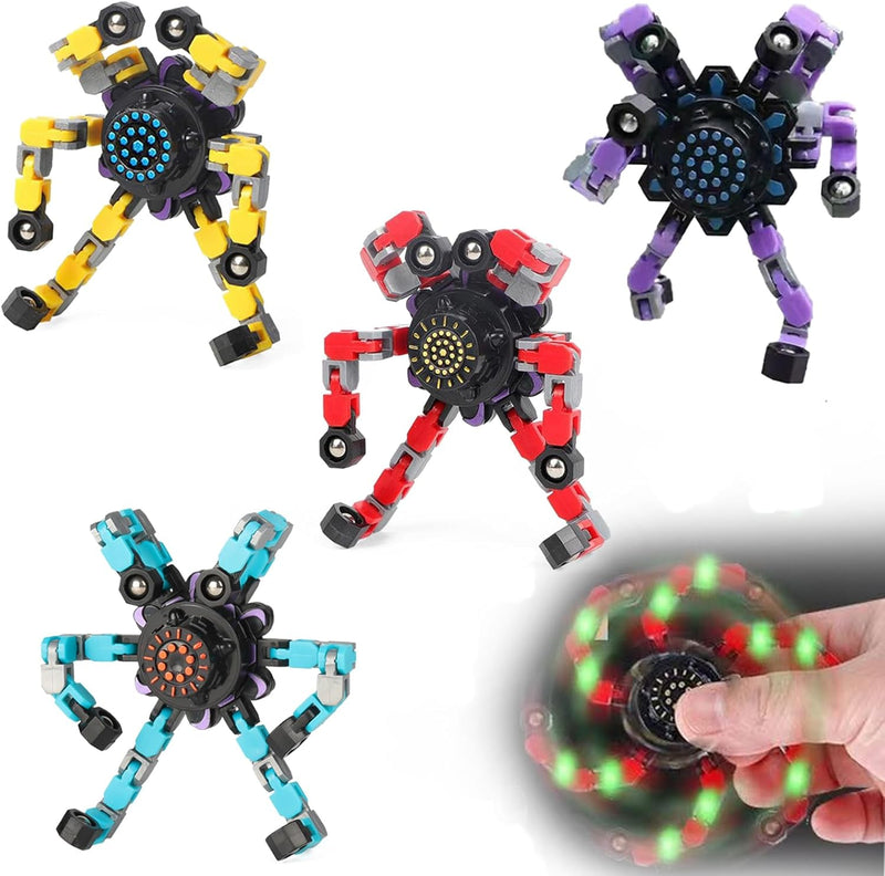 Luminous Robotic Fingertip Fidget Spinner, Learning SPACE