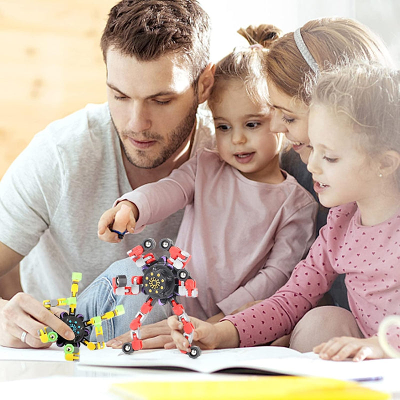 Luminous Robotic Fingertip Fidget Spinner, Learning SPACE