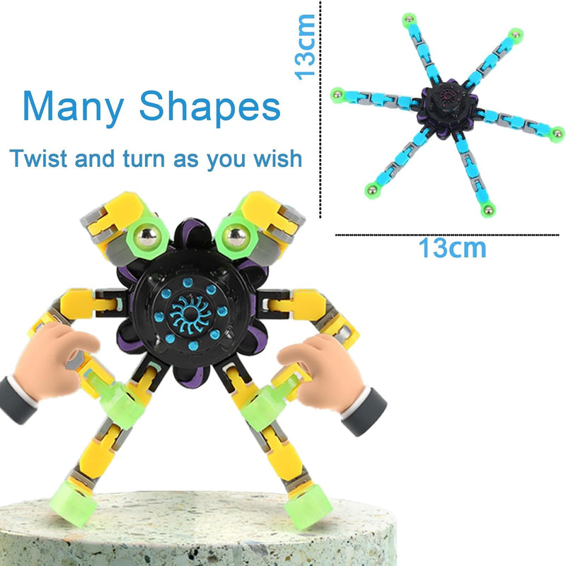 Luminous Robotic Fingertip Fidget Spinner, Learning SPACE