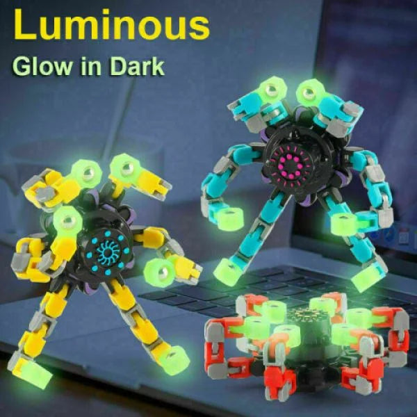 Luminous Robotic Fingertip Fidget Spinner, Learning SPACE