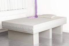 Luxury Standard Waterbed-Akva Waterbeds,Waterbeds-Hoist Accessible-White-F1 - Very Soft / High Motion-LSWBSHBW-F1-Learning SPACE