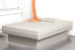 Luxury Standard Waterbed-Akva Waterbeds,Waterbeds-Plinth-White-F1 - Very Soft / High Motion-LSWBSBW-F1-Learning SPACE