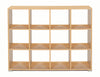 12 Cube Room Divider - Bubble Gum Range-Dividers, Monarch UK, Shelves, Storage, Wellbeing Furniture-Maple-MEQ9026MAP-Learning SPACE