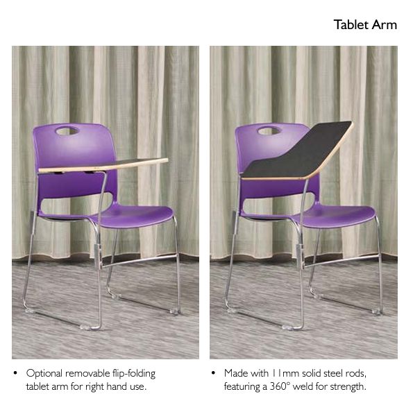 Maestro HD Stacking Chair, Learning SPACE